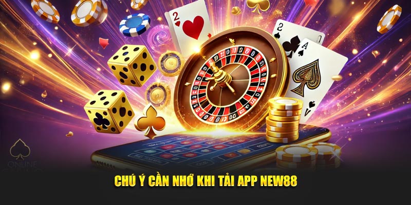 Chú ý cần nhớ khi tải app New88